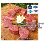 Beef Tenderloin aged chilled Australia STEER young-cattle whole cut brand MIDFIELD +/- 2.5 kg/pc price/kg (eye fillet mignon daging sapi has dalam) PREORDER 2-3 days notice